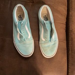 Turquoise vans shoes